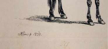 Johann Adam Klein, Russisches Pferd