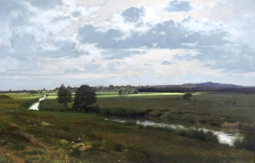 Carl Fleischmann, Blick auf Mögeldorf - Nürnberg 1884