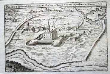 Matthäus Merian, Castle Chlumnitz in Bohemia