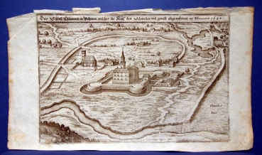 Matthäus Merian (1593- 1650), Castle Chlumnitz in Bohemia