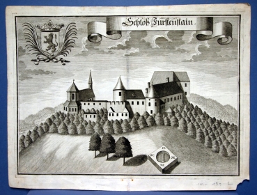 Michael Wening (1645- 1718), Schloß Fürstenstain, heute Schloss Fürstenstein im Bayrischen Wald