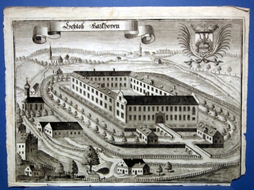 Michael Wening (1645- 1718), Schloß Hazthoven, heute Schloss Niederhatzkofen bei Rottenburg