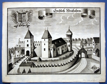 Michael Wening (1645- 1718), Schloß Neufahrn, Landshut, Niederbayern