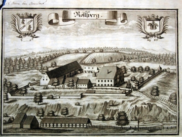 Michael Wening (1645- 1718), Röslsperg, today Rößlberg, Diemendorf