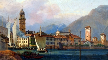 Heinrich Adam, Blick auf Riva del Garda