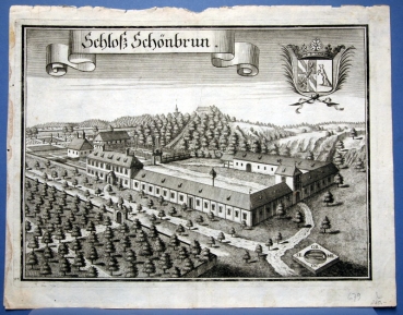 Michael Wening (1645- 1718), Schloß Schönbrun, Schönbrunn, Landshut
