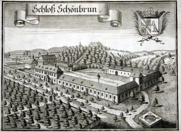 Michael Wening (1645- 1718), Castle Schönbrun, today Schönbrunn, Landshut