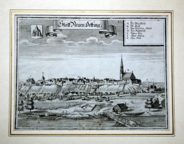 Michael Wening (1645- 1718), Statt Neuen Oetting, Neuötting