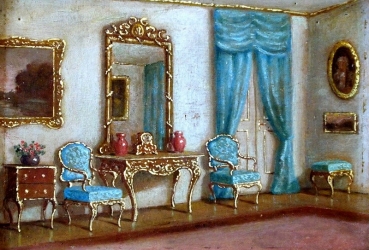 Frederik Hansen Södring (1809-1862) attributed, castle's interior