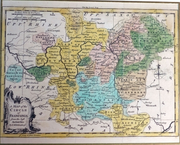 Thomas Kitchin, Map of Franconia