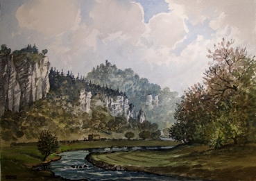 Krauss, Franz (1909- nach 1975), Blick auf Burg Gößweinstein