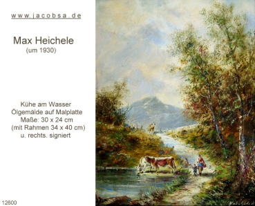 Max Heichele, Cows at the River