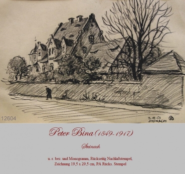 Bina, Peter (1888-1969), Steinach, Drawing