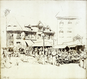 Hans Barthelmeß, Der Marktplatz