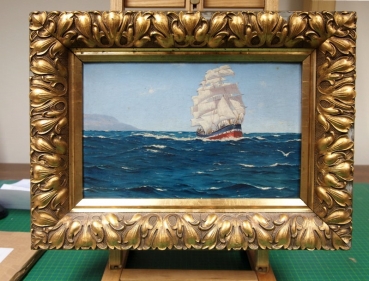 Hamerschmidt, C.?? (um 1907), Segelschiff auf hoher See, 1907