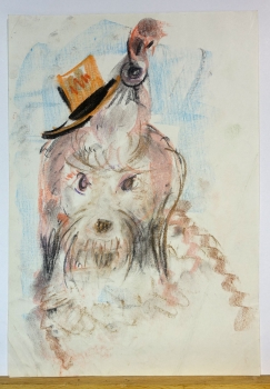 Gudrun Kunstmann, Hund mit Hut