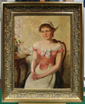 Max Volkhart, Dutch girl portrait