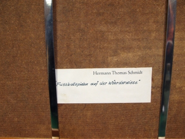 Hermann Thomas Schmidt, Fußballspielen auf der Wöhrder Wiese