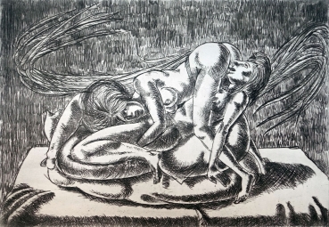 Helmut Goettl, Erotic scene