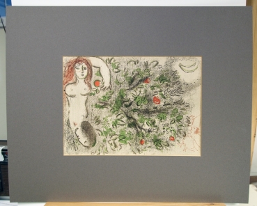 Marc Chagall, Paradies aus "Revue Verve 37/38" im Werkverzeichnis Mourlot 232, Cramer 42