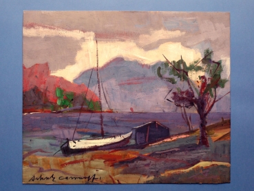 Erwin Shoultz-Carrnoff, Ship at the bay