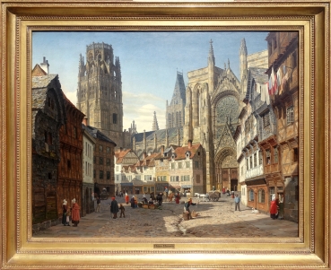 Heinrich Hansen, Die Kathedrale von Rouen Frankreich