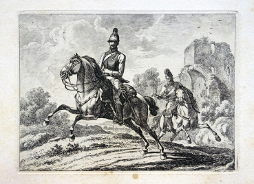 Johann Adam Klein, Österreichische Soldaten zu Pferd