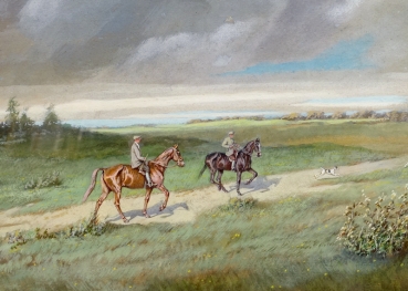 Georges Swertschkoff, Two riders in the countryside