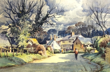 Roland Spencer Ford, Plealey Shropshire - Sunshine and Shadows