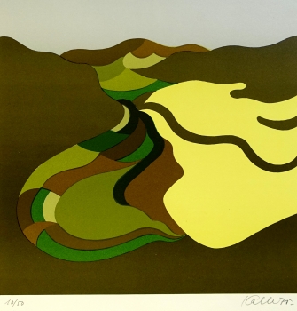 Udo Kaller, Abstract mountain landscape