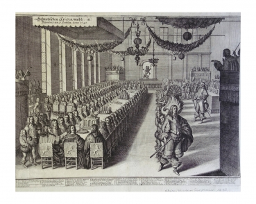 Matthäus Merian der Ältere, Schwedischen Friedensmahls, in Nürnberg den 22. Herbstm: Anno 1649