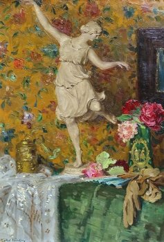 Robert Völcker, Still life with dancer and flowers