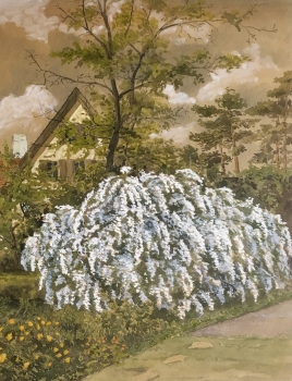 Martin Wilhelm, Farmhouse with lilac bush