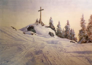 Martin Wilhelm, Mountain Cross on the Ehrenbachhöhe (Tyrol, Kitzbühel)