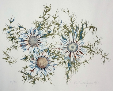 Frydl Prechtl-Zuleeg, silver thistles