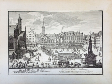 Johann Adam Delsenbach, Der Grosse Markt zu Nürnberg