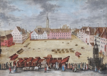 Unbekannt, Hochwasser in Nürnberg 1784