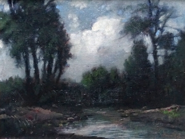 J.? Horváth, river in the forest