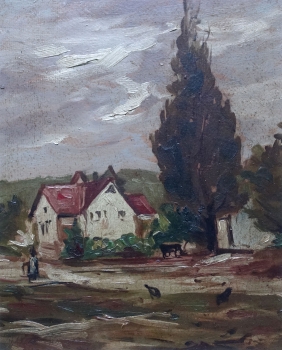 Bruno Braun, Landscape with manor