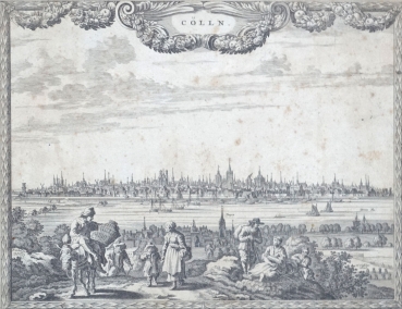 Peter Schut, General view "Cölln" (Cologne) n. P. Schut b. N. Visscher, around 1670