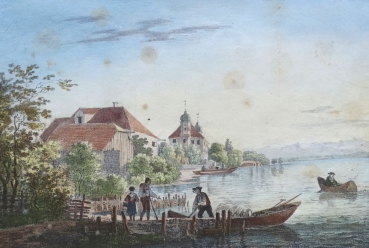 Max Joseph Wagenbauer, Amerland Castle on Lake Würm