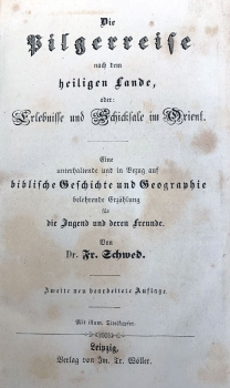 Dr. Friedrich Schwed (Friedrich Schultheiss), Die Pilgerreise