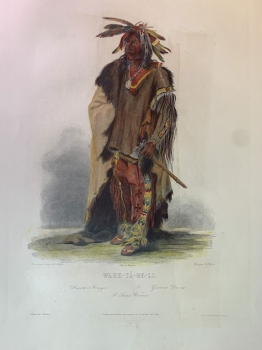 Karl Bodmer, Wahk-Tä-Ge-Lo- Dacota-Krieger