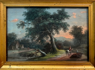 Johann Christian Dietzsch, Reiter in Landschaft