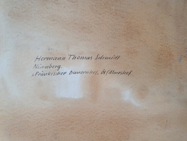 Hermann Thomas Schmidt, Fränkischer Bauernhof in Almoshof