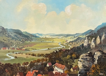 Franz Krauss, Fränkische Schweiz (Blick auf Ebermannstadt)