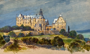 Wilhelm Ritter, Marburg Castle from the South Side