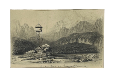 Waldemar Knoll, Cossack post near Georgia's Caucasus