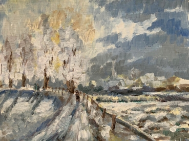 Unknown, Winter landscape