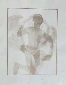 Veit Stoss, X-ray of the angel carrying the wreath